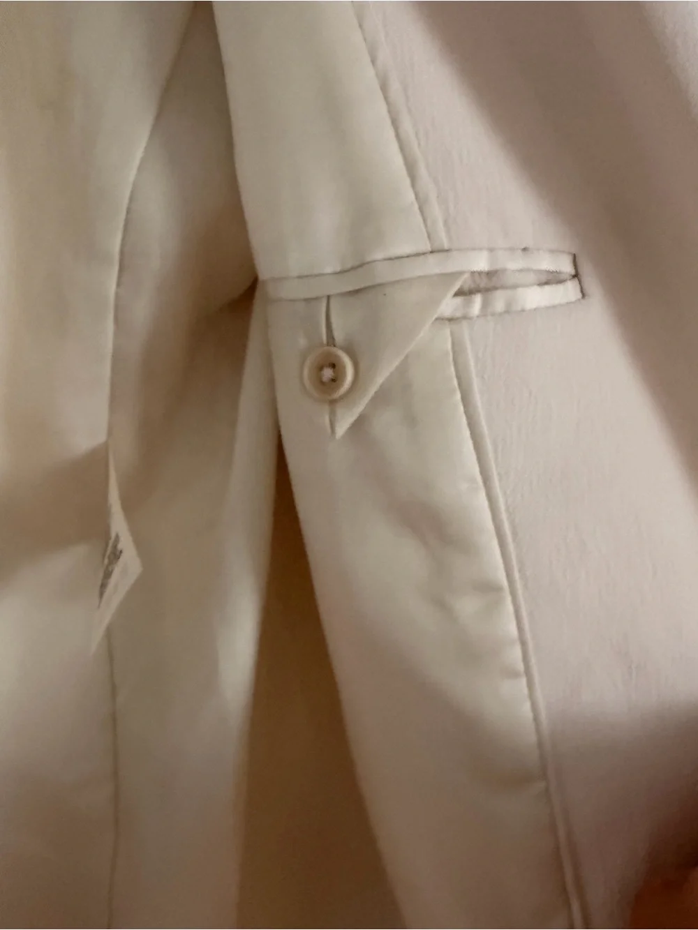 Aritzia Wilfred Soft Ivory Open-Front Blazer